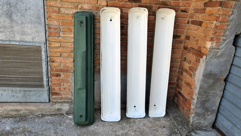 carcasa fluorescente 4u.